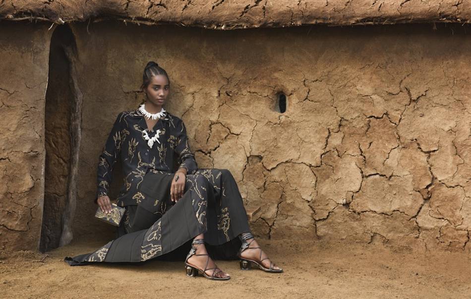 The African-inspired collection for the upcoming season was lensed by Steve McCurry, famed for his 'Afghan Girl' photo
