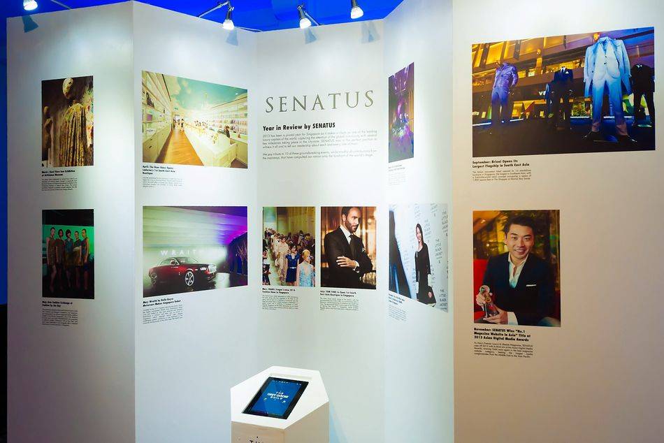 The SENATUS pop-up showcase for Grey Goose Singapore - "Celebrating Visionaries," featured key 2013 milestones that enhanced Singapore's status as a leading luxury capital of the World