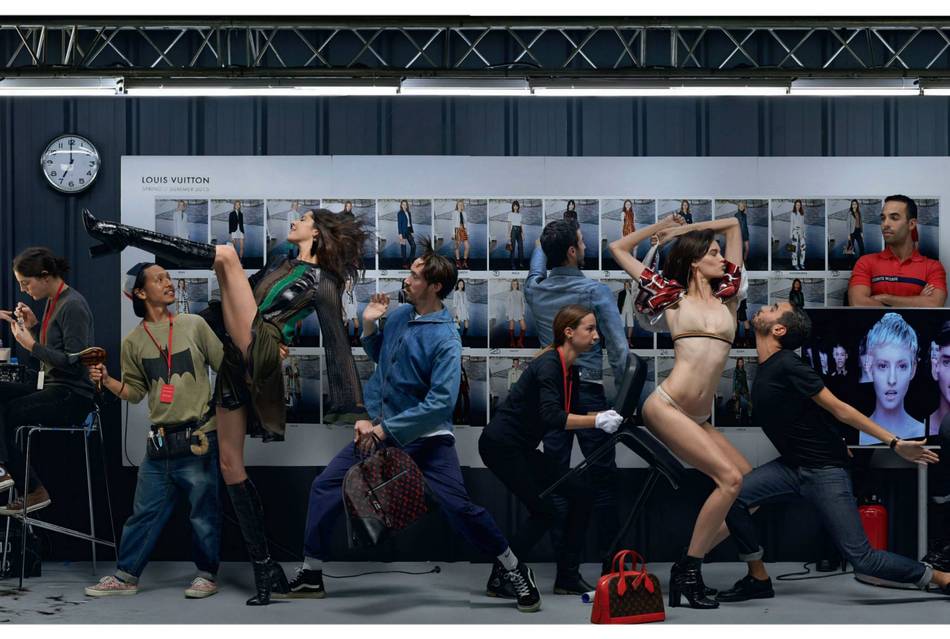 The exhibit in Los Angeles is a modern and unexpected interpretation of a fashion show that contextualises the label's Spring/Summer 2015 collection | Photos by Jean-Paul Goude that appeared in Elle UK are also featured
