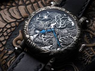 A watchmaker and three engravers create a one-off horological masterpiece featuring dragon motifs inspired by the Kennin-ji Temple in Japan
