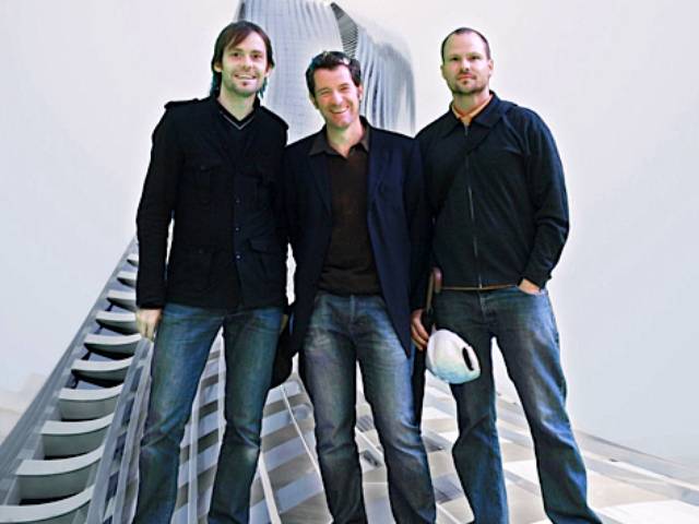 LAVA's 3 co-partners (Chris Bosse, Tobias Wallisser and Alexander Rieck) 