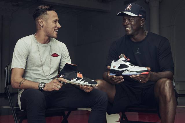 Neymar Jr. becomes the first football athlete to feature the Jumpman on his performance product