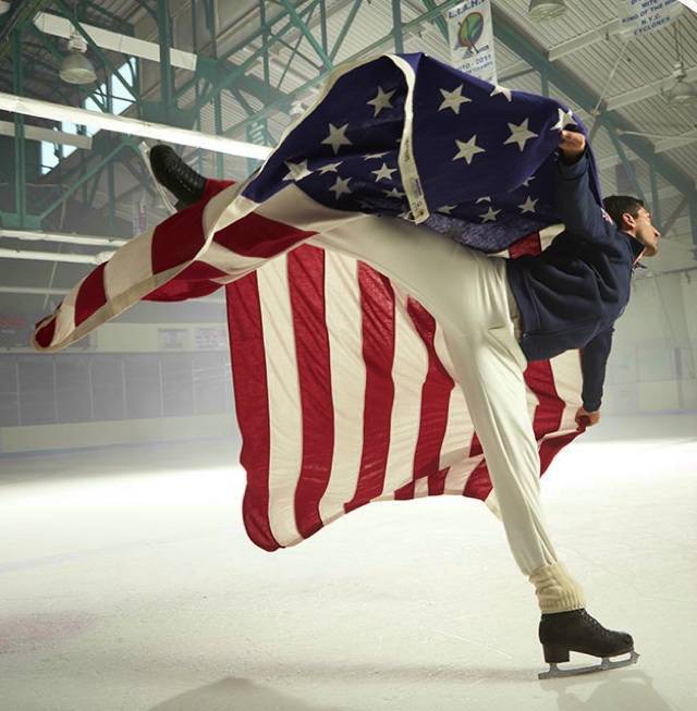 "From yard to dye", the designer's creations for Team USA competing in the 2014 Sochi Winter Olympics will be made in USA
