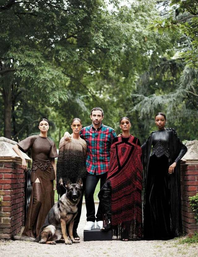 Givenchy couture inspired by African and Italian native tribes | Photo credit: Willy Vanderperre