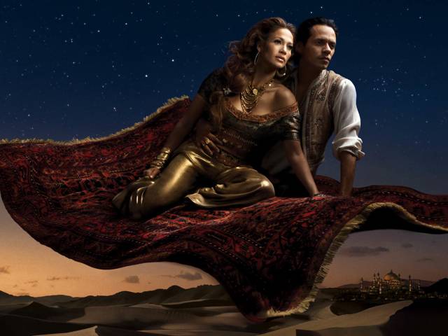 Marc ANTHONY and Jennifer LOPEZ in Aladdin