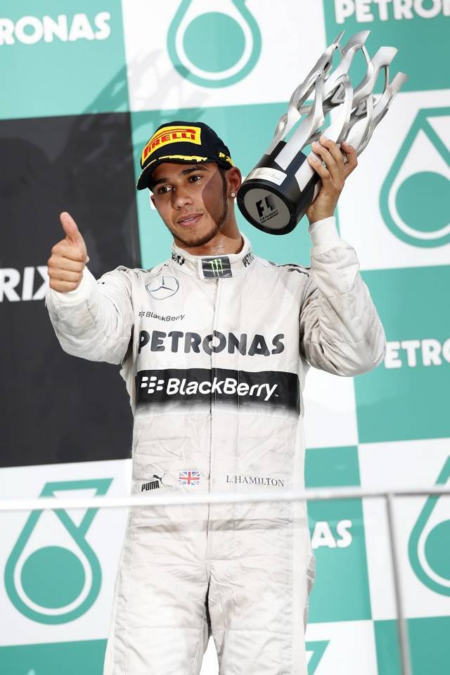Hamilton landed his first podium spot for his new team was more down to the team orders of boss Ross Brawn, and Hamilton acknowledged that fact