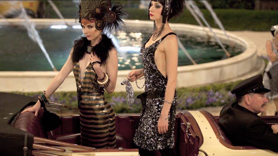 Miuccia Prada worked with costume designer Catherine Martin to create over 40 looks for the Summer 3-D spectacular "The Great Gatsby", each inspired by styles from the Prada and Miu Miu archives