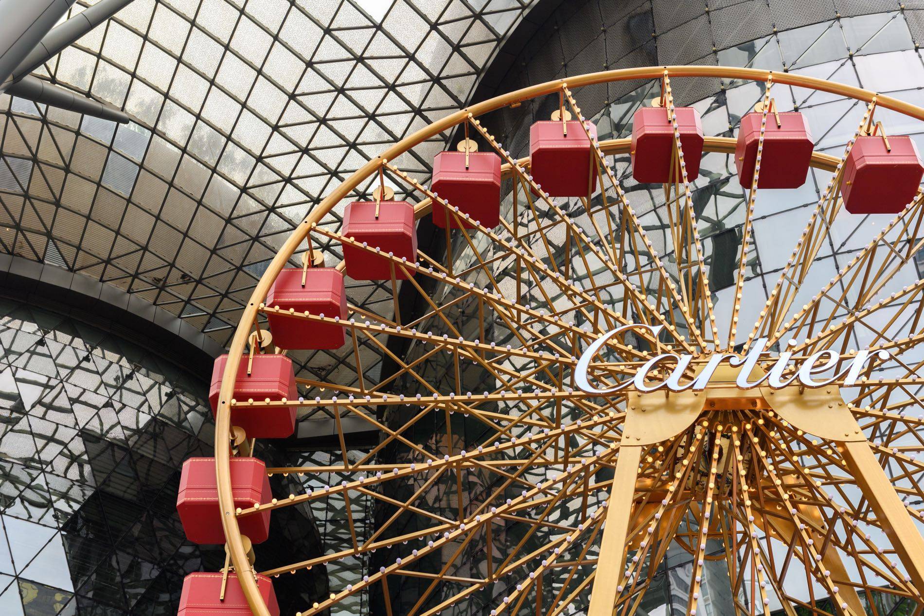 Cartier Creates One-of-a-Kind Ferris Wheel for ION Orchard's Christmas