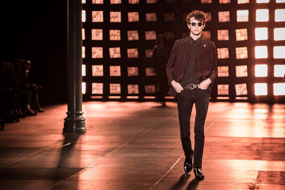 Hedi Slimane goes psychedelic for the cowboy-inspired look, suitable for a fashionable trip out into the Mexican desert