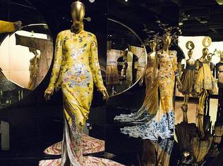With 150 dresses, gowns, costumes and accessories from 40 designers on display, the showcase is one of the biggest exhibitions undertaken by the museum
