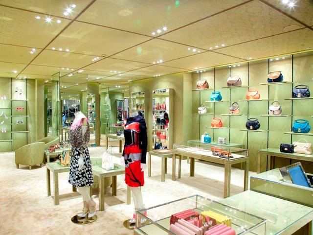 Miu Miu has opened a new flagship store at the prestigious Shinsegae Shopping Mall  in Korea