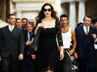 Monica Bellucci plays an Italian star who turns heads as she walks in the streets of Rome before meeting friends