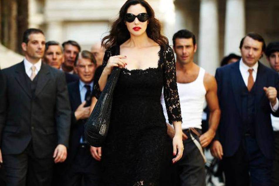 Monica Bellucci plays an Italian star who turns heads as she walks in the streets of Rome before meeting friends