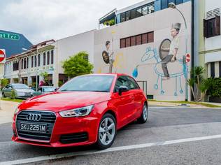 A test drive with the Audi A1 Sportback that turned into a road trip around Singapore photographing the works of the street artist