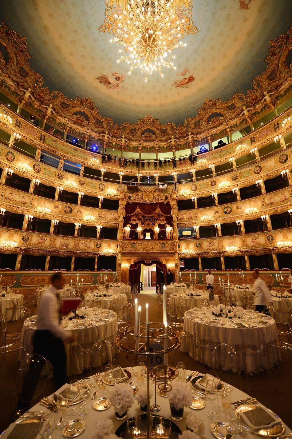 Distinguished guests from all around the world attended a celebratory gala dinner held at The Teatro La Fenice in Venice