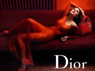 Dior's Lady Rouge campaign photographed by Annie Liebovitz
