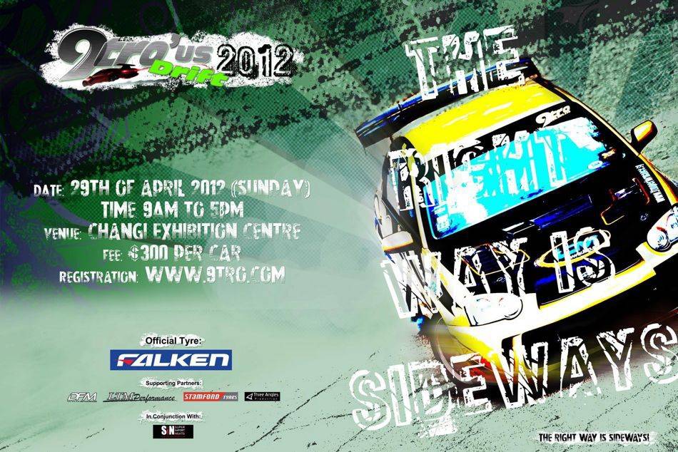 Singapore's premier drifting event for car enthusiasts organized by 9tro magazine