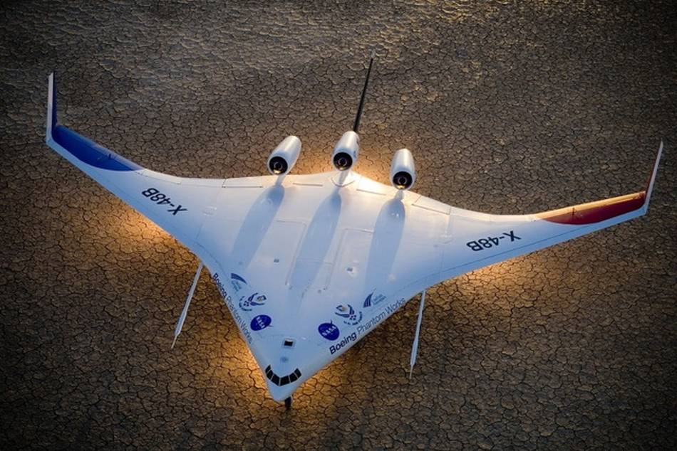 The future of winged planes' body structure enters the second phase of testing