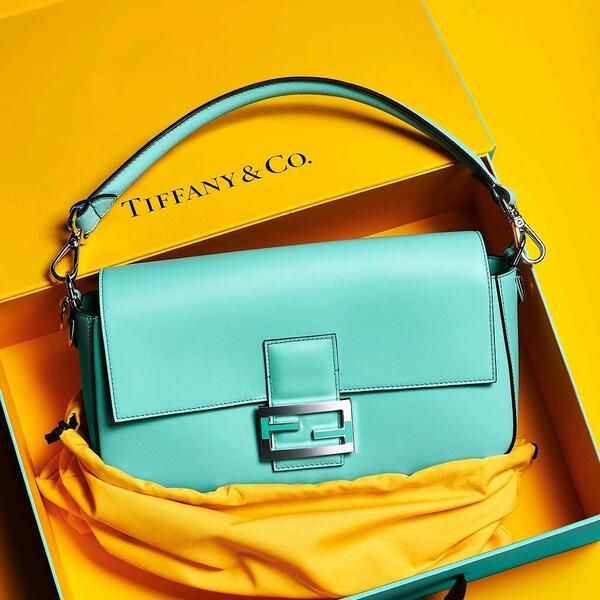 Fendi Launches Tiffany Blue Baguette Bags