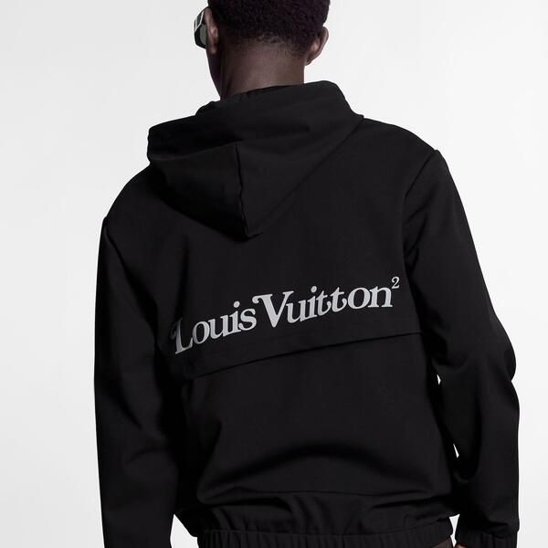Louis Vuitton Nigo Black Logo Zip Up Windbreaker
