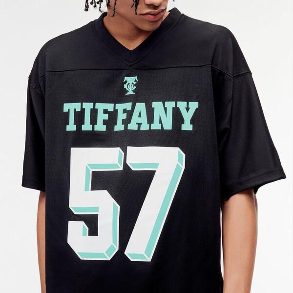 Tiffany X NFL X Mitchell Ness Football Tiffany Blue Jersey