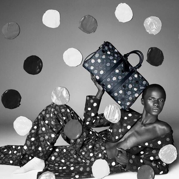 Eboni🤍 on X: Bella Hadid for Louis Vuitton X Yayoi Kusama campaign   / X