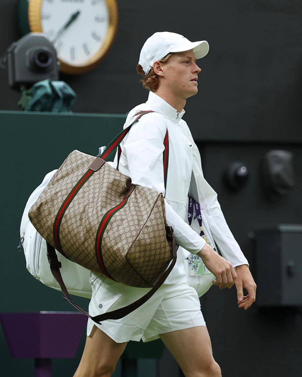 Jannik Sinner's Gucci Duffle Bag Is Winning Wimbledon. — Pulltab Sports