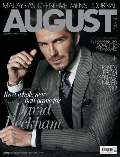 David Beckham by Anthony Mandler & Corbis Outline for AUGUST MAN ...