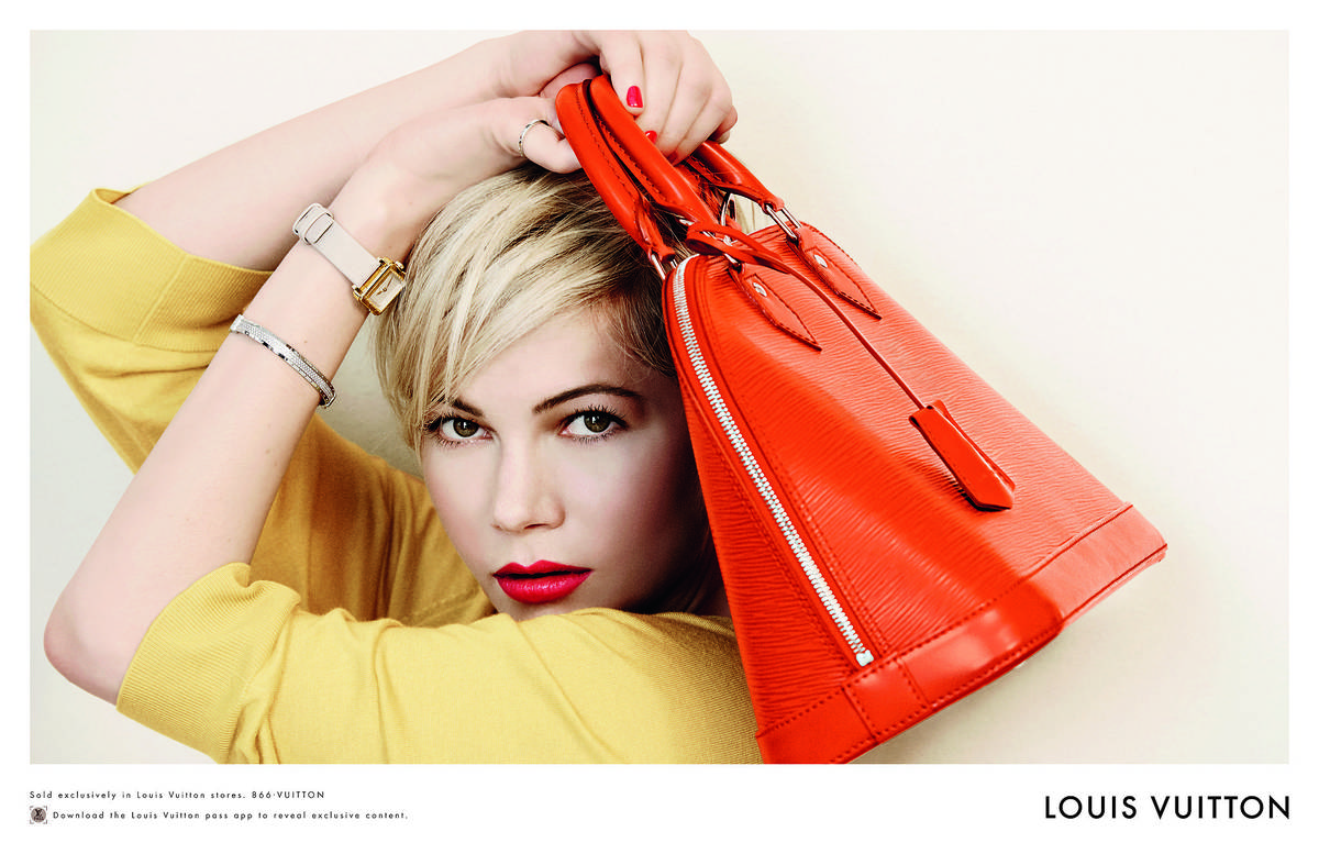 Michelle Williams Fronts Louis Vuitton 'Capucines' Handbag Campaign