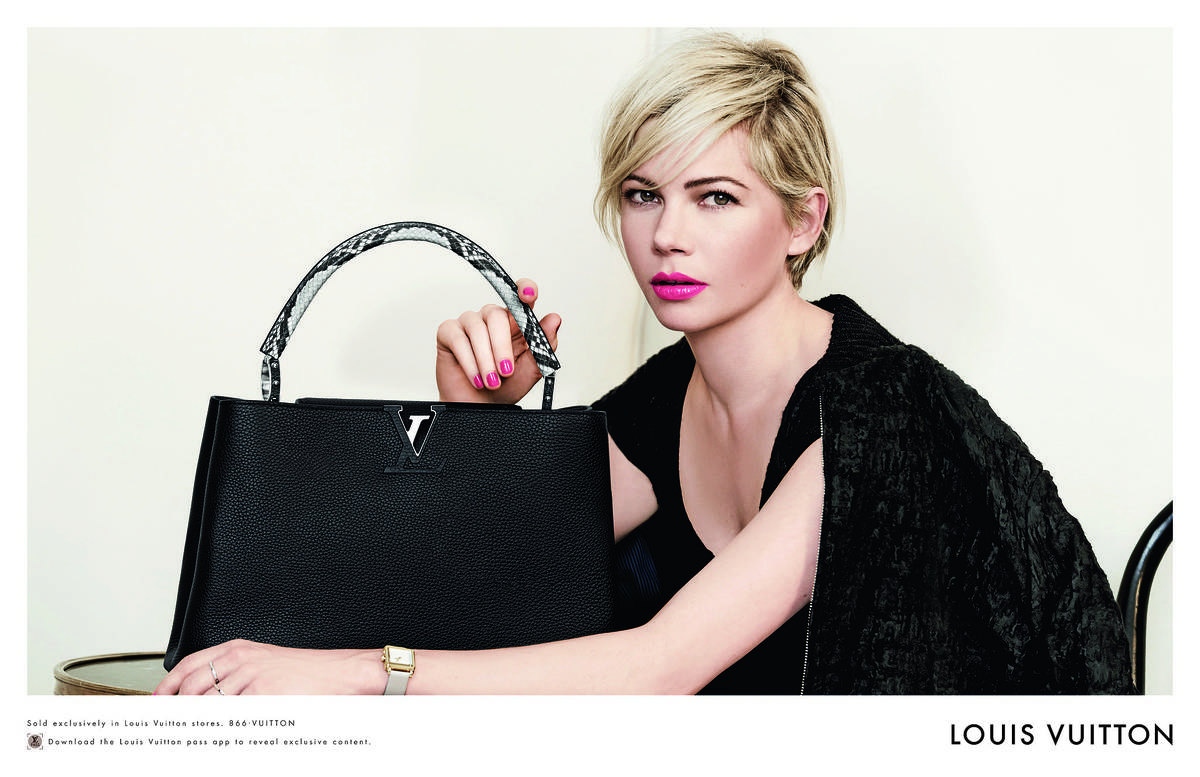 LOUIS VUITTON - Fashion MICHELLE WILLIAMS WITH THE NEW LOCKIT