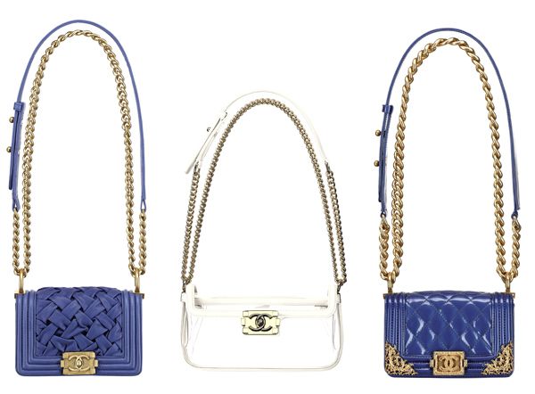 Chanel Blue Boy bag from cruise 2013 collection