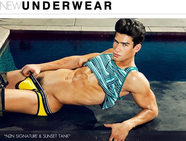 N2N Bodywear Active Spring Summer 2012 Campaign SENATUS