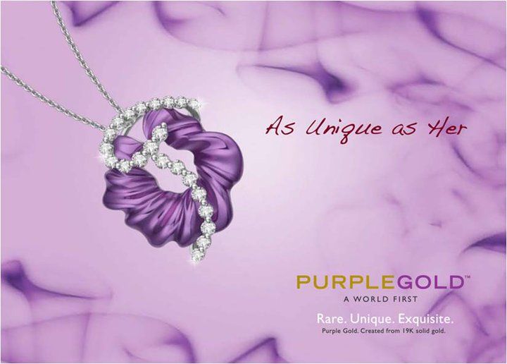 Purple Gold by Lee Hwa Jewellery SENATUS