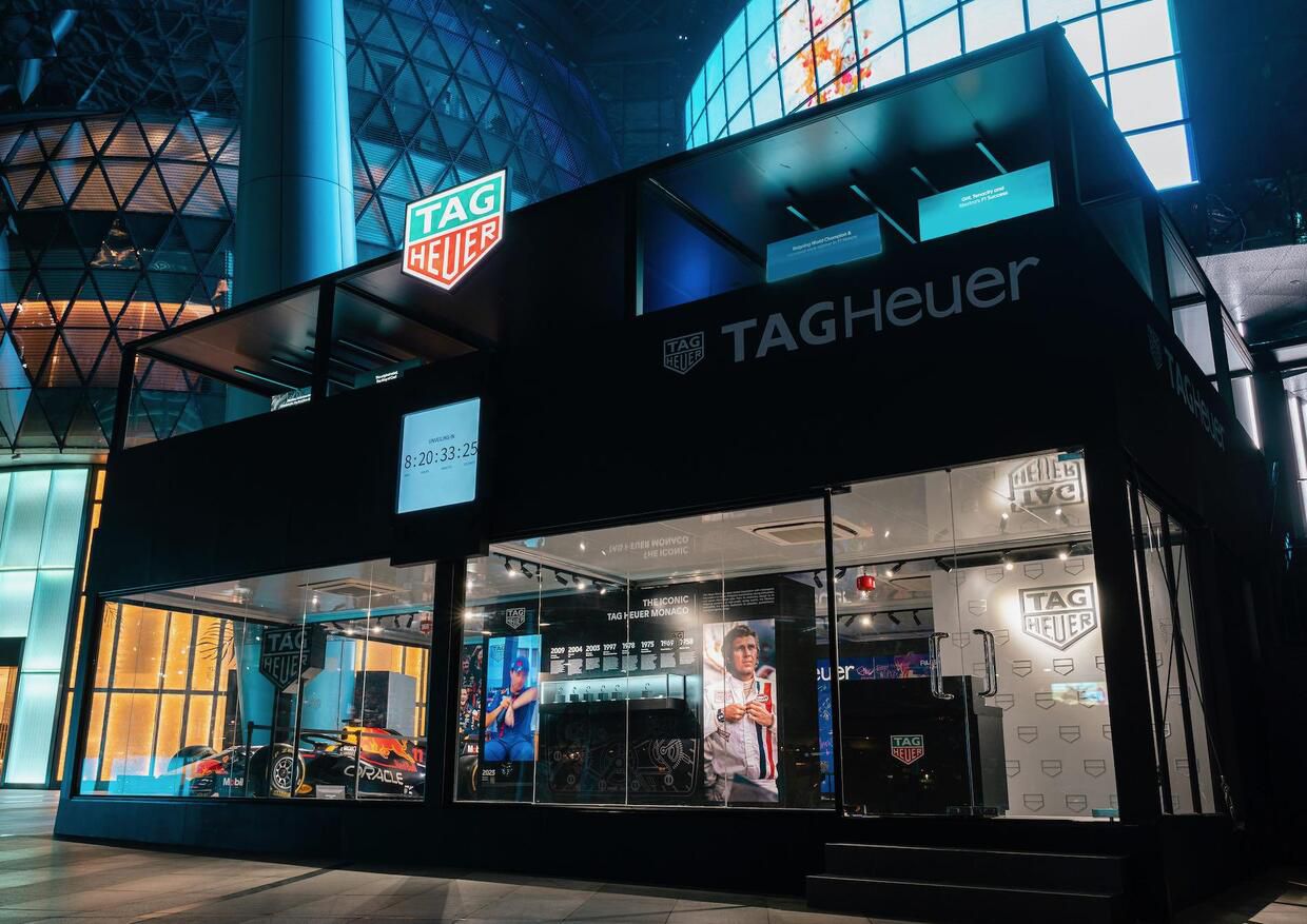 TAG Heuer pop up at ION Orchard celebrates Formula One Season in