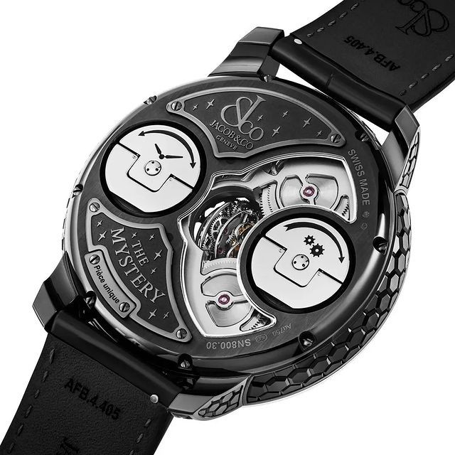 Mystery Tourbillon Black Spinel by Jacob Co. only timepiece