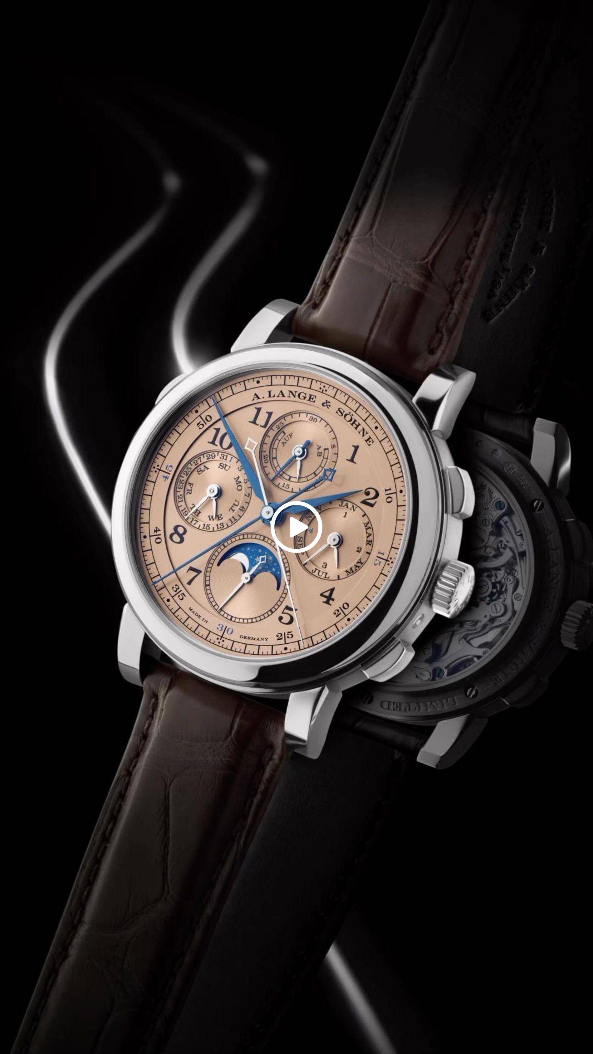 A. Lange & Söhne 1815 RATTRAPANTE PERPETUAL CALENDAR in white gold, and