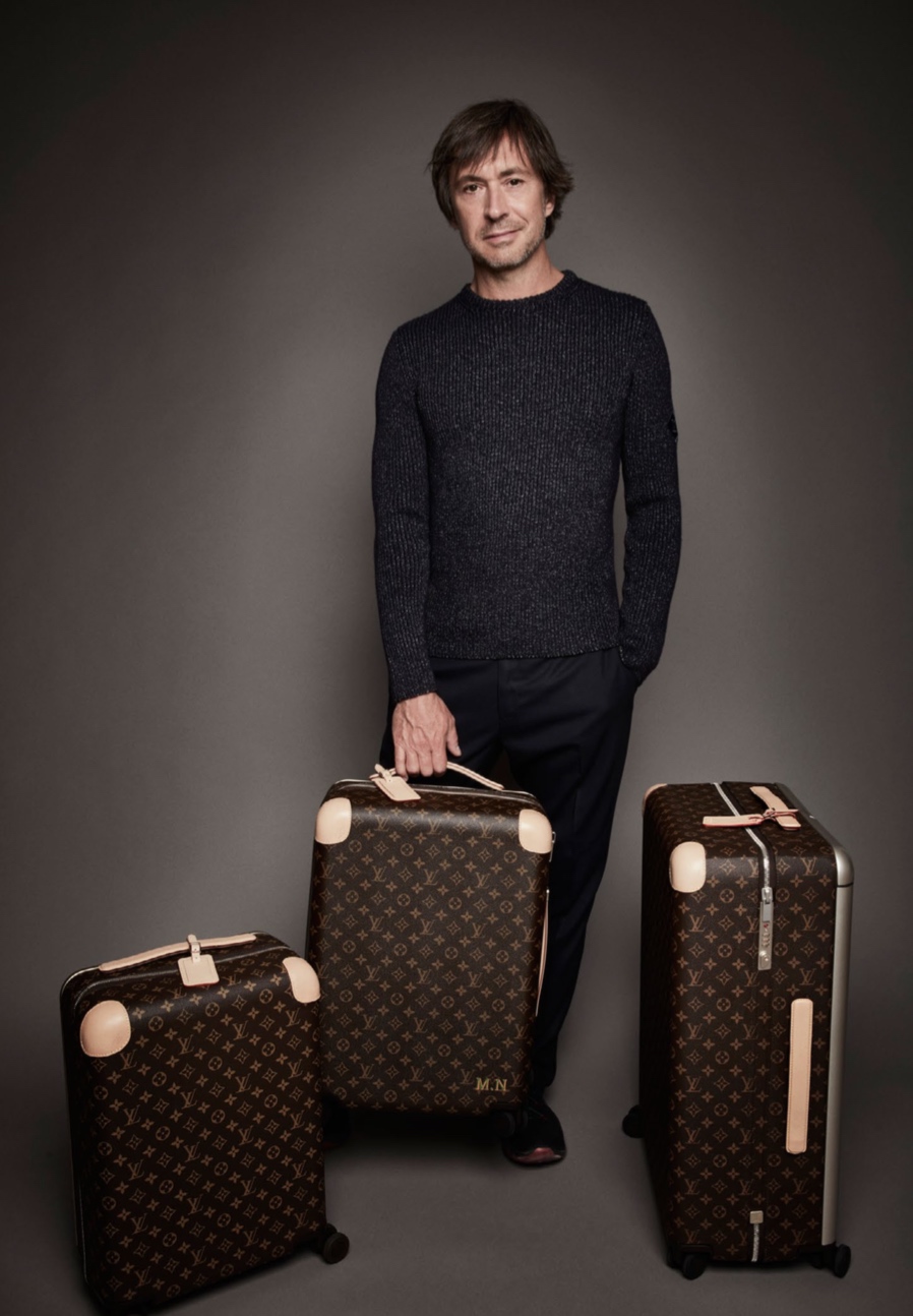 Louis Vuitton on X: Rolling luggage for the 21st century traveller,  imagined by #MarcNewson. Take a closer look at the #LouisVuitton #LVFW18  collection in stores and online at    / X