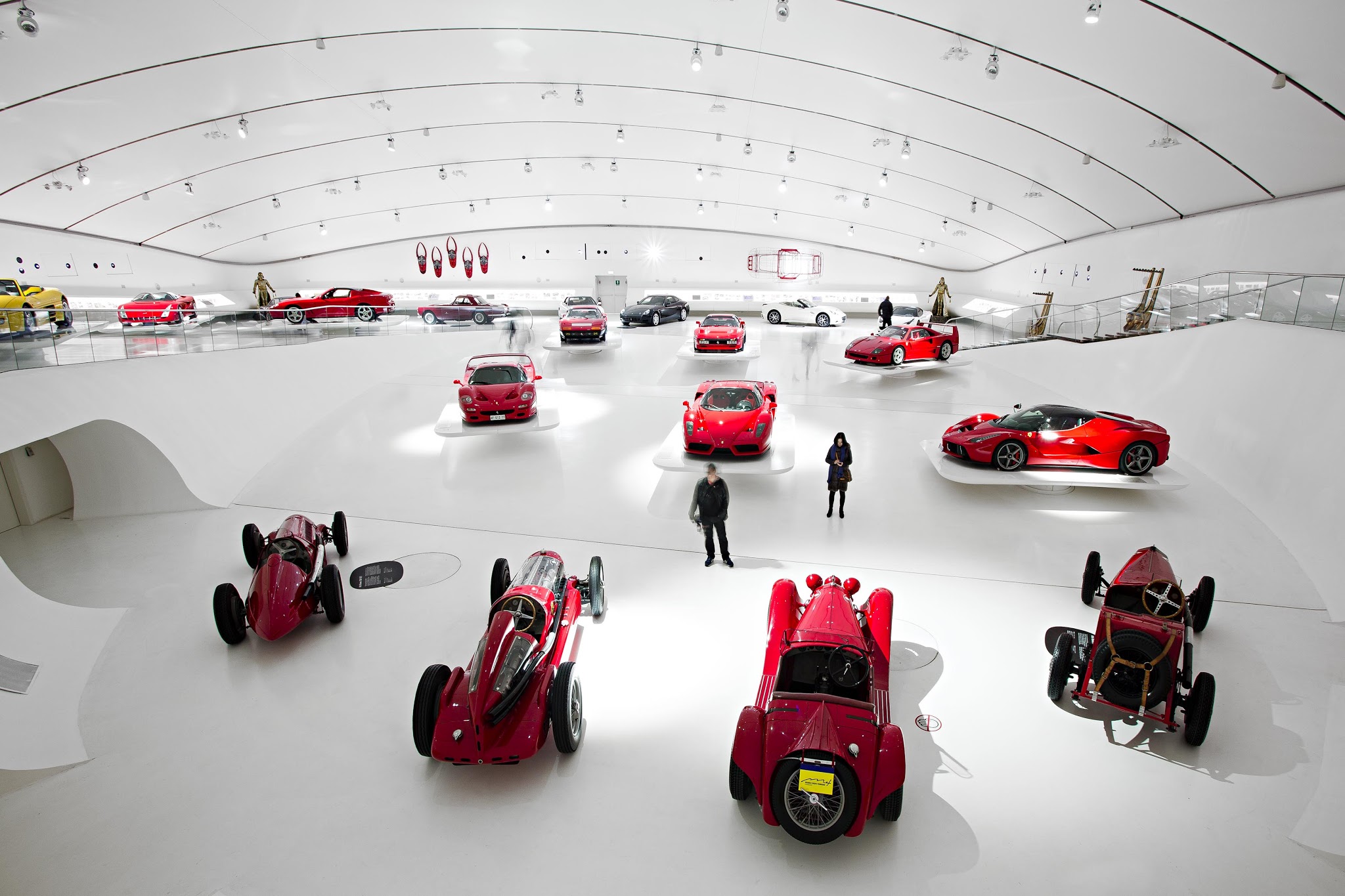 A Pairing of Enzo Ferrari and Luciano Pavarotti at the Ferrari Museum ...