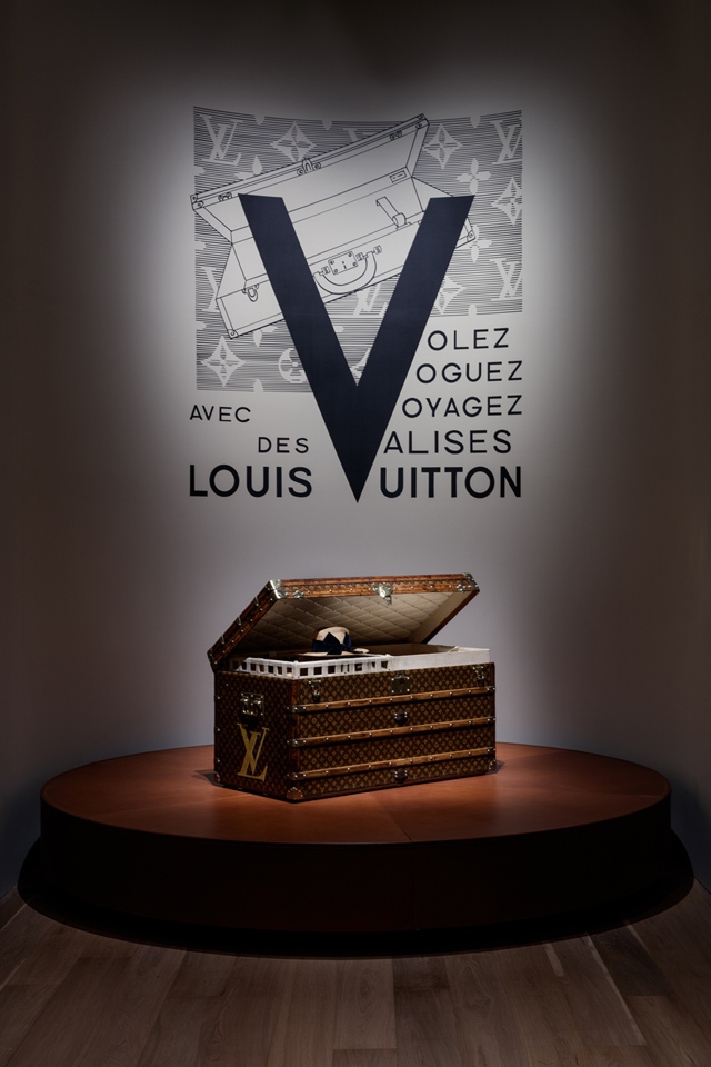 Louis Vuitton's “Volez, Voguez, Voyagez” exhibition Lands in New