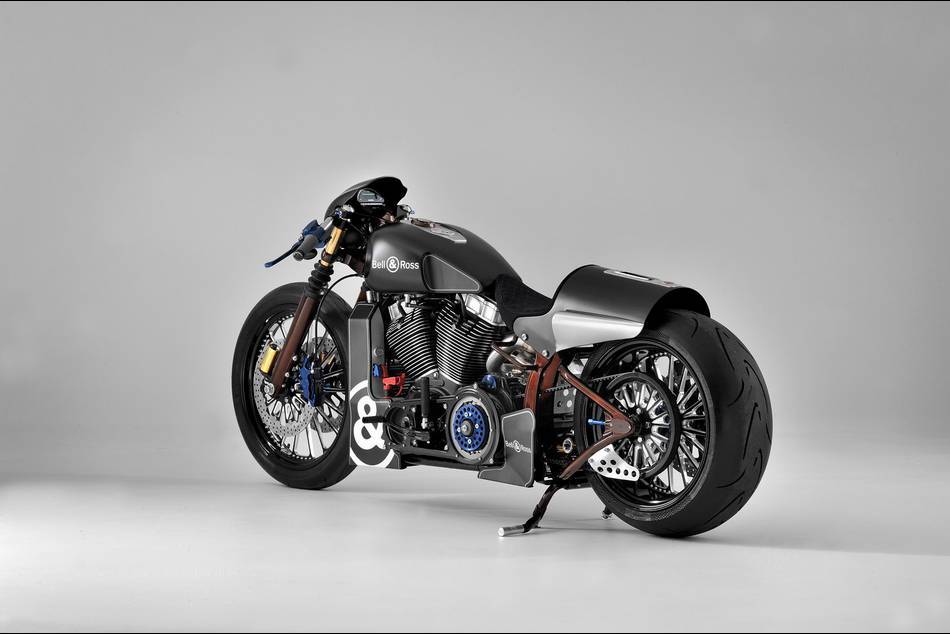 Bell & Ross watches and Shaw Harley-Davidson have teamed up to develop a one-off custom motorcycle