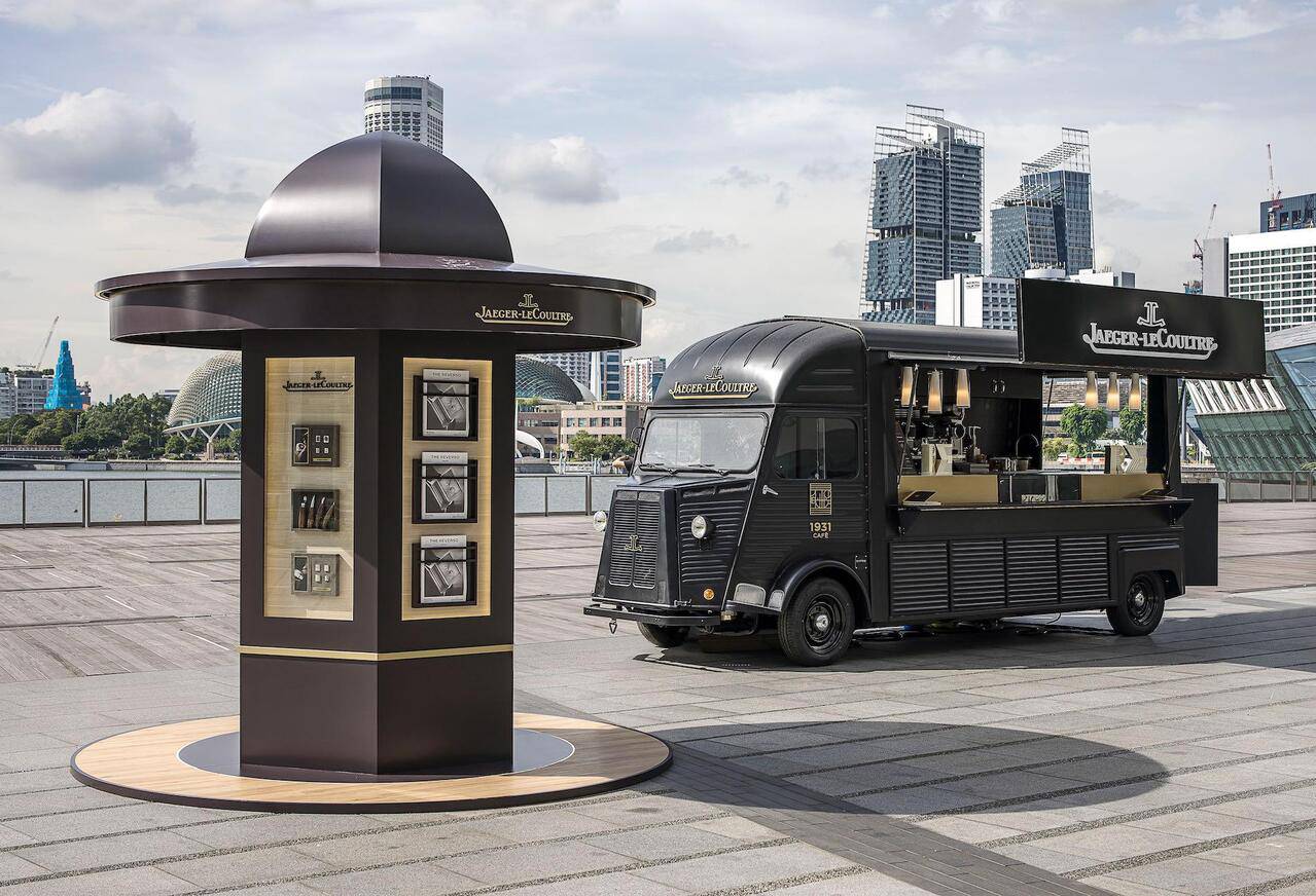 Jaeger LeCoultre nomadic 1931 Caf making stops at Marina Bay