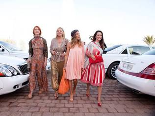 The ladies of Sex and the City embark on adventures in the ultra-luxurious Maybach in Dubai