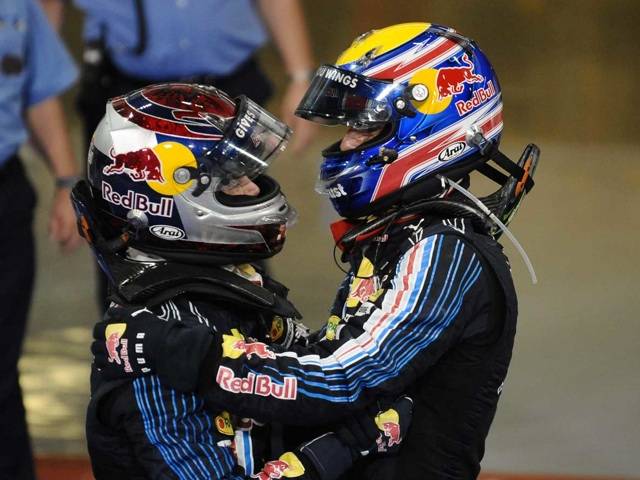 Vettel and Webber have seen better times working together.