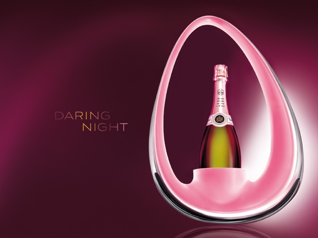 A brand new creation by Veuve Clicquot Rosé and Karim RASHID.