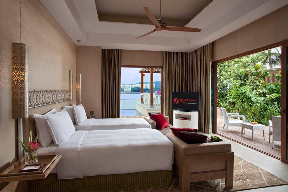 Flanked by the waterfront and a lush tropical forest, Equarius Hotel and Beach Villas at Resorts World Sentosa raise the bar in resort-style getaways