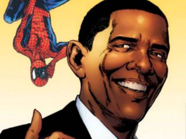 Obama meets Spidey by Marvel Comics