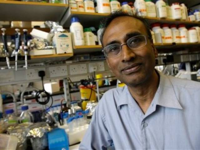 Winner of the 2009 Nobel Prize in Chemistry, Venkatraman Ramakrishnan, at Cambridge