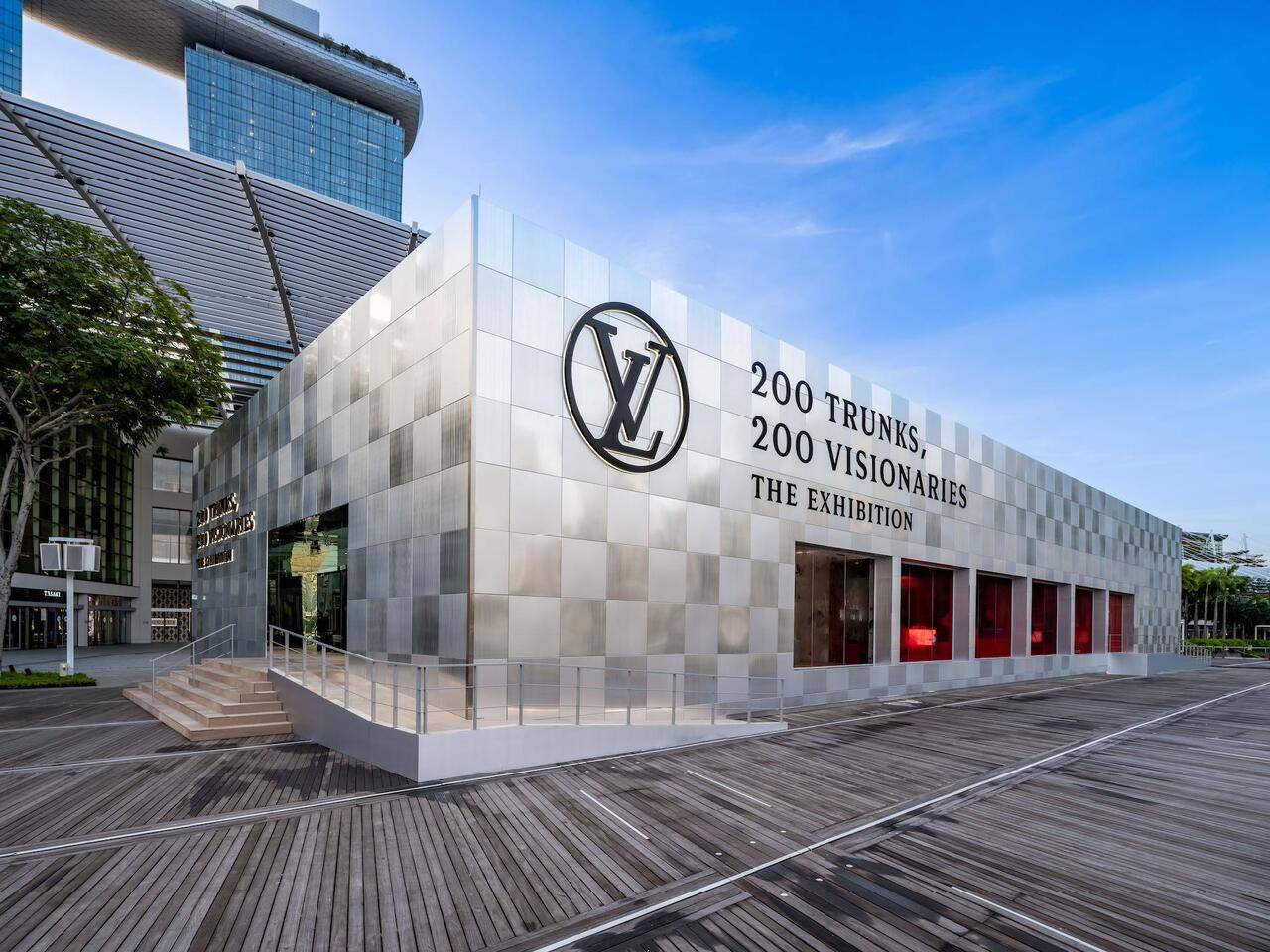 Louis Vuitton presents 200 lavish trunks at Marina Bay