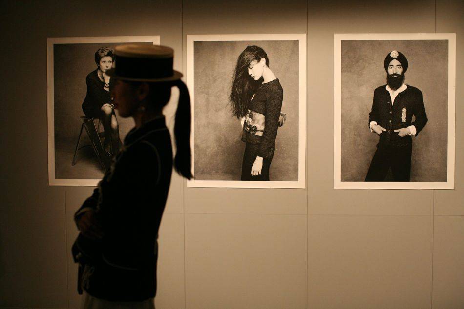 CHANEL celebrates its iconic black jacket in the form of a book 'The Little Black Jacket' along with a photograph exhibition featuring works by designer Karl Lagerfeld in collaboration with stylist Carine Roitfeld