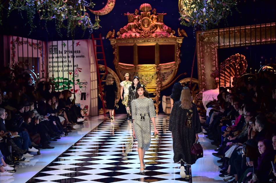 The Italian designer duo drew inspiration from Princesses of fairy tales, old and new, for their latest collection